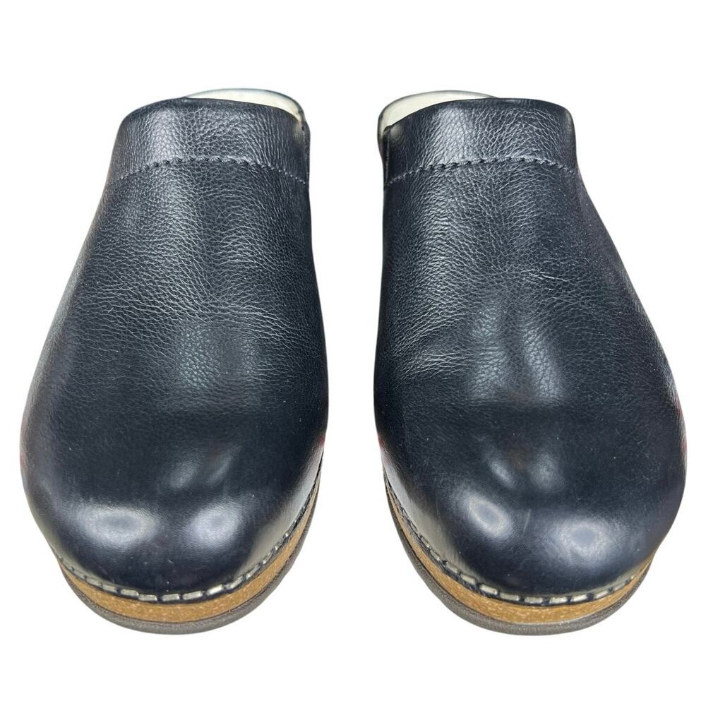 Dansko Women’s Mariela Black Leather Clog Size 38 US 7.5/8 - Picture 7 of 11